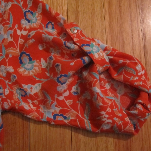 MINKPINK Neighbourhood Orange Floral Romper - Picture 7 of 8